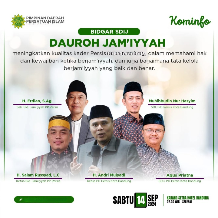 Dauroh Jamiyyah SDIJ PD PERSIS Kabupaten Grobogan